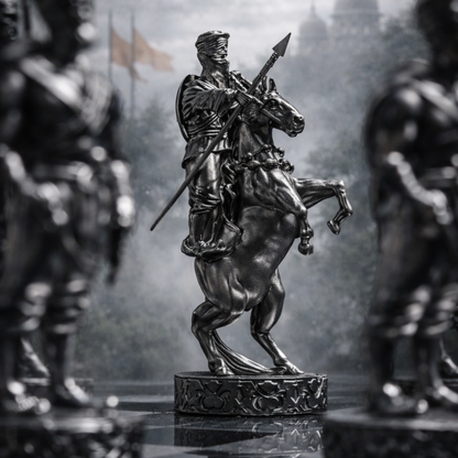 Gun Metal and Bronze Edition Chess Set