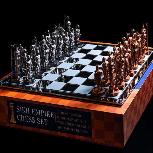 Gun Metal and Bronze Edition Chess Set